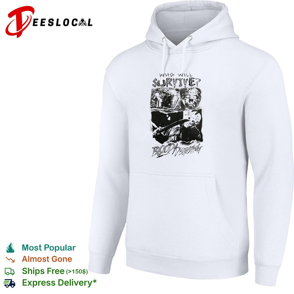 Jason Voorhees Friday the 13th Who Will Survive Bloody Disgusting shirt