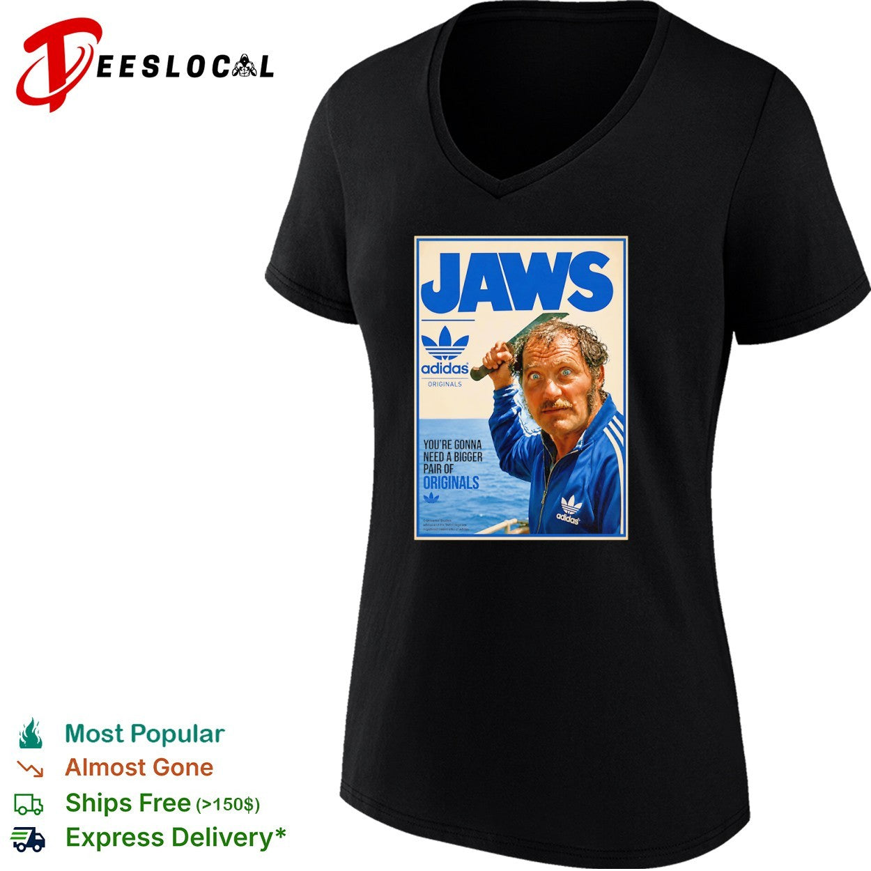 Jaws Originals Quint machete youre gonna need a bigger pair of shirt