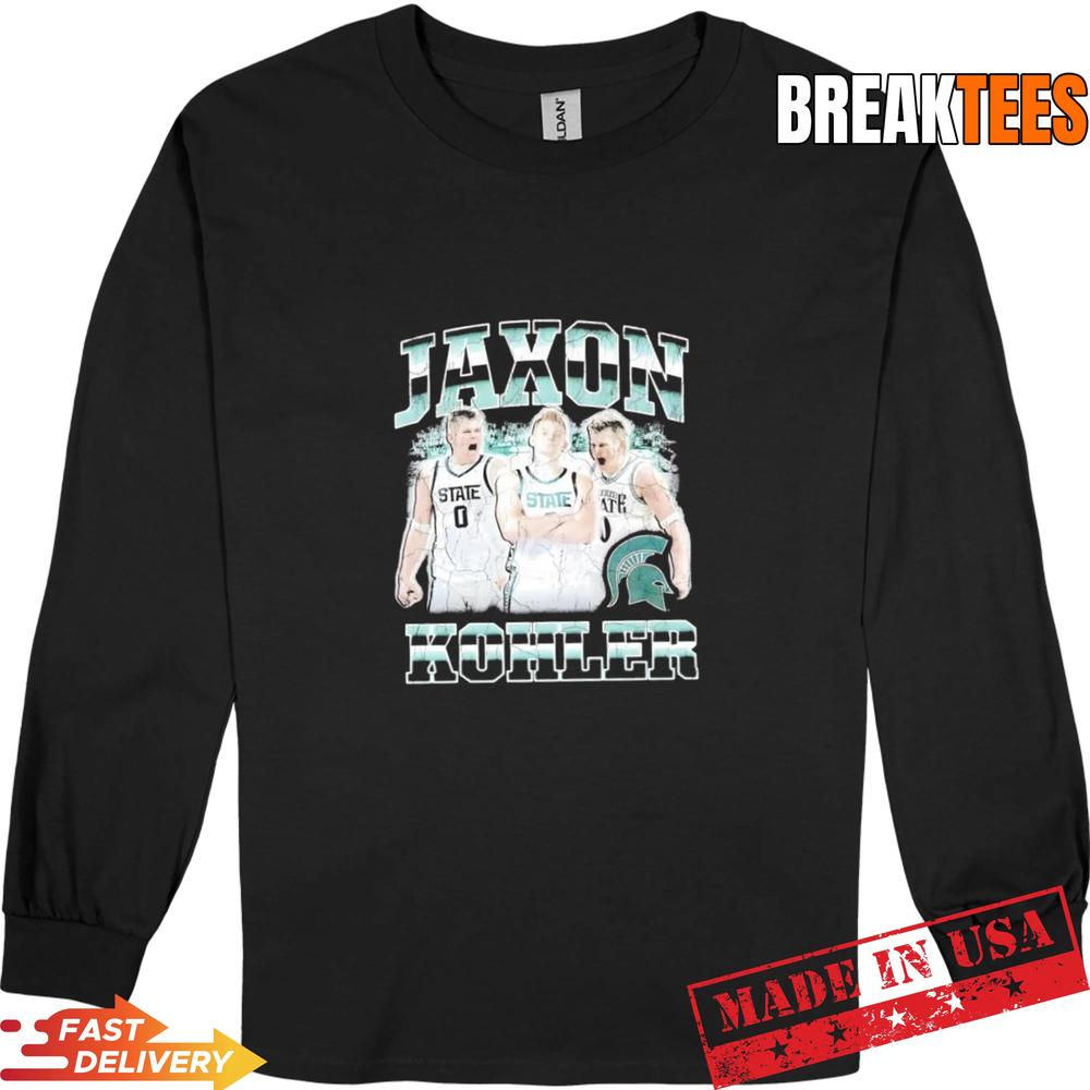 Jaxon Kohler Michigan State Spartans Basketball 90s Vintage T-Shirt