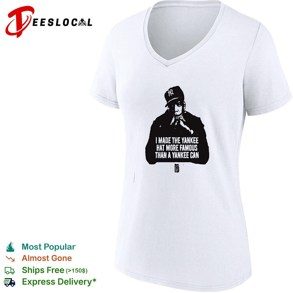 Jay Z New York Yankees hat more famous than a Yankee can shirt
