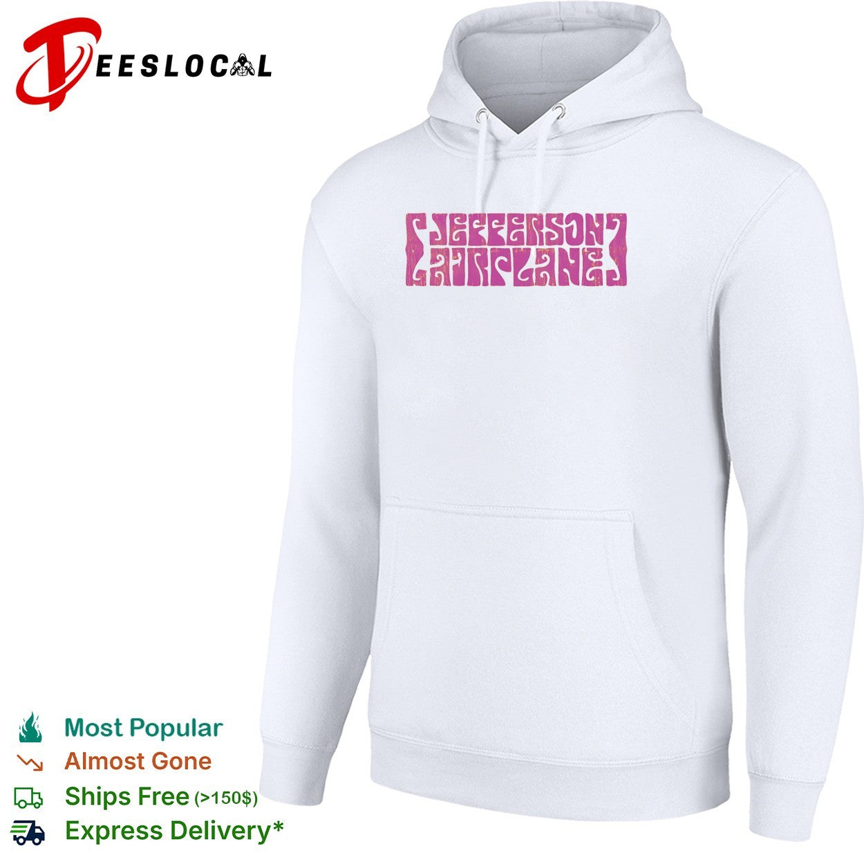 Jefferson Airplane psychedelic logo shirt
