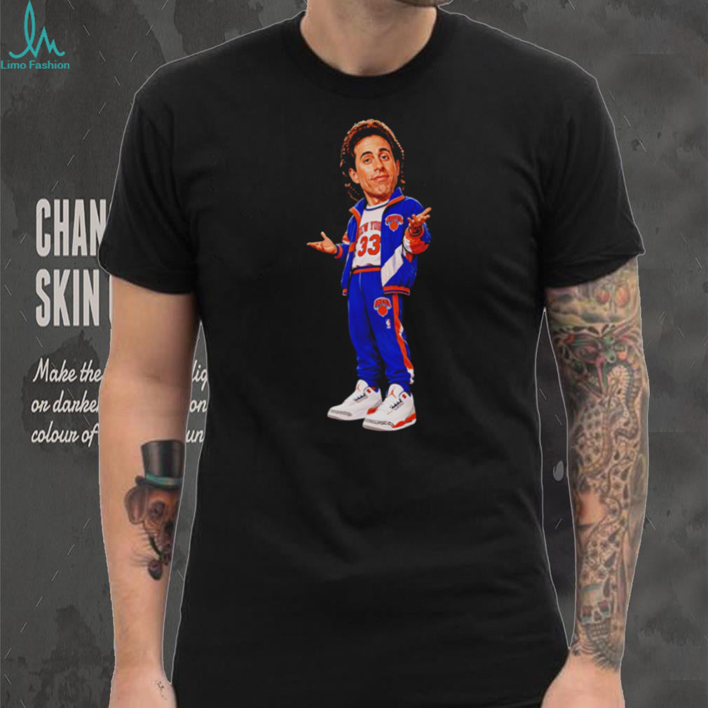 Jerry Seinfeld Knicks Fan Vintage Style Graphic T Shirt