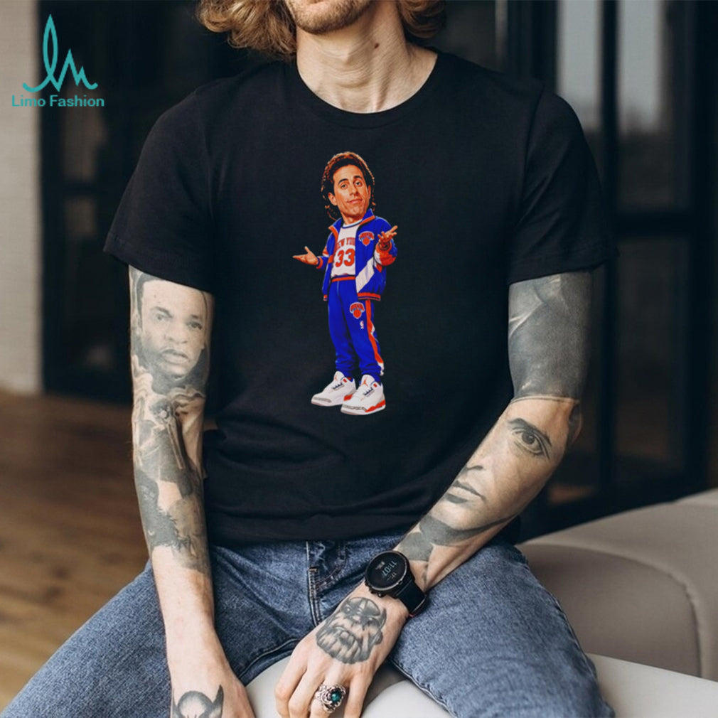 Jerry Seinfeld Knicks Fan Vintage Style Graphic T Shirt