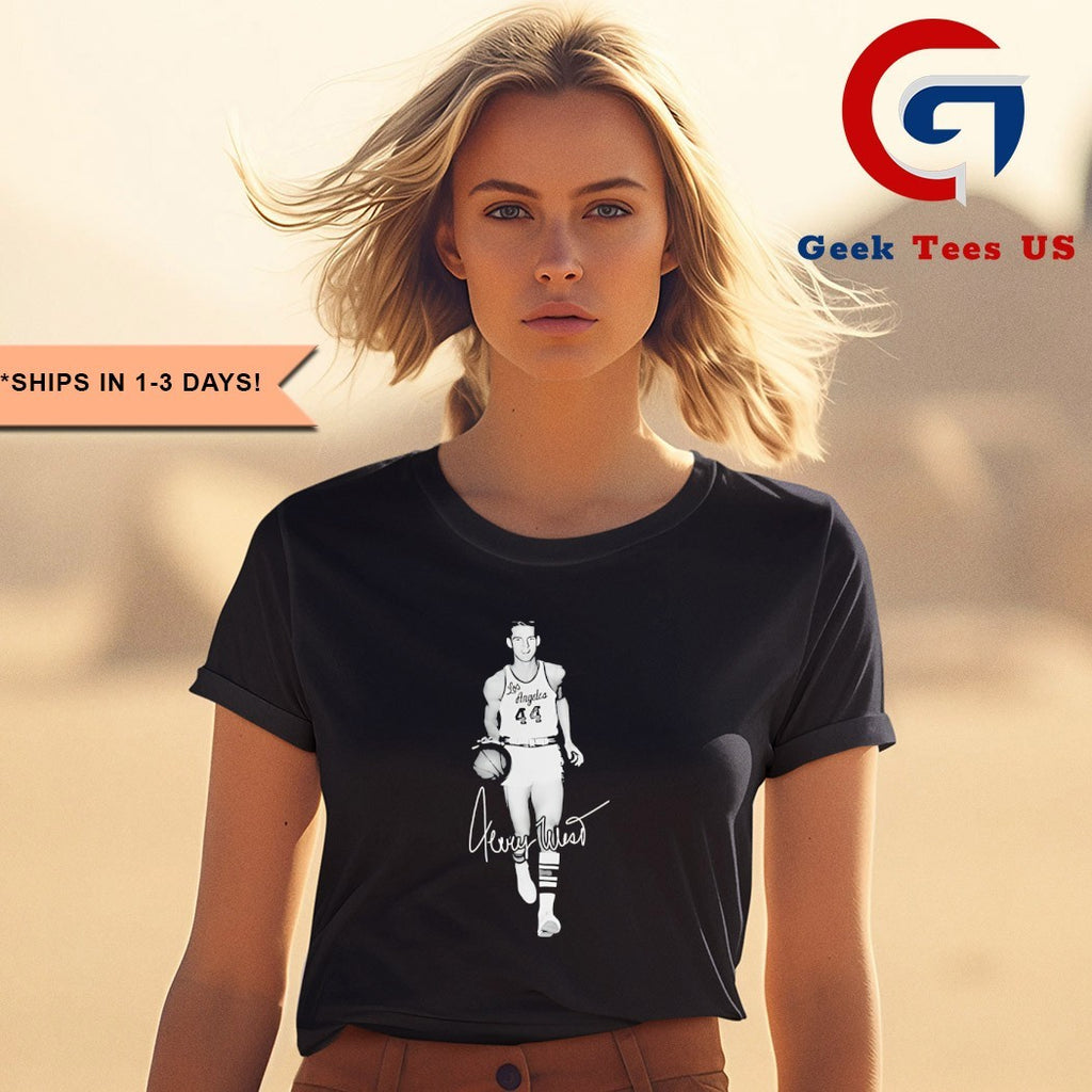 Jerry West Mr Clutch Basketball Legend signature shirt