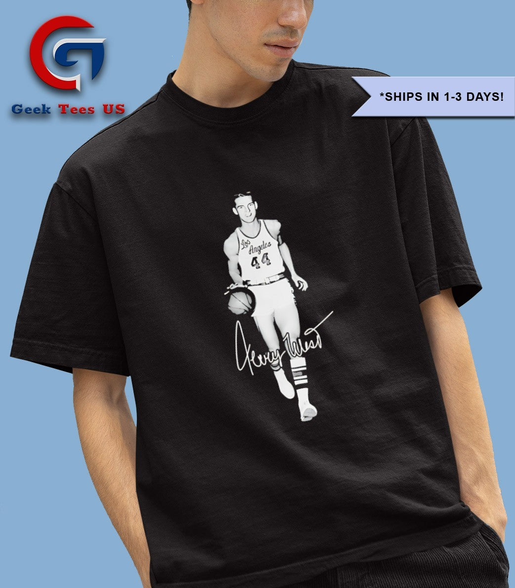 Jerry West Mr Clutch Basketball Legend signature shirt