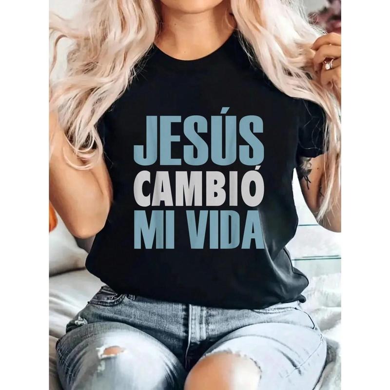 Jesus Cambio Mi Vida, Spanish Shirt, Spanish Christian Shirt T-Shirt Hoodie, Sweatshirt | PodTeesHub.com