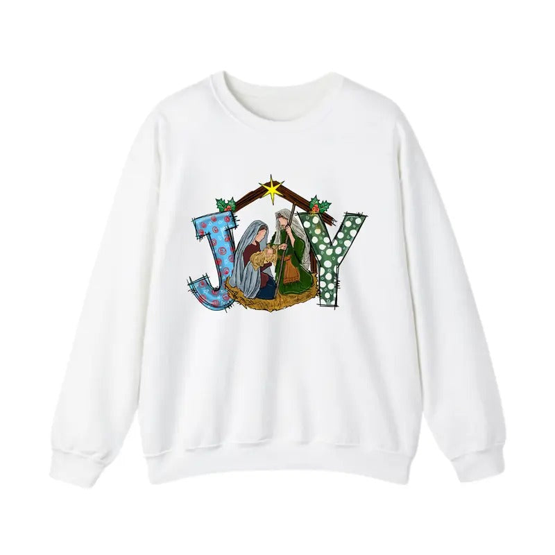 Jesus Christmas Menswear Sweatshirt