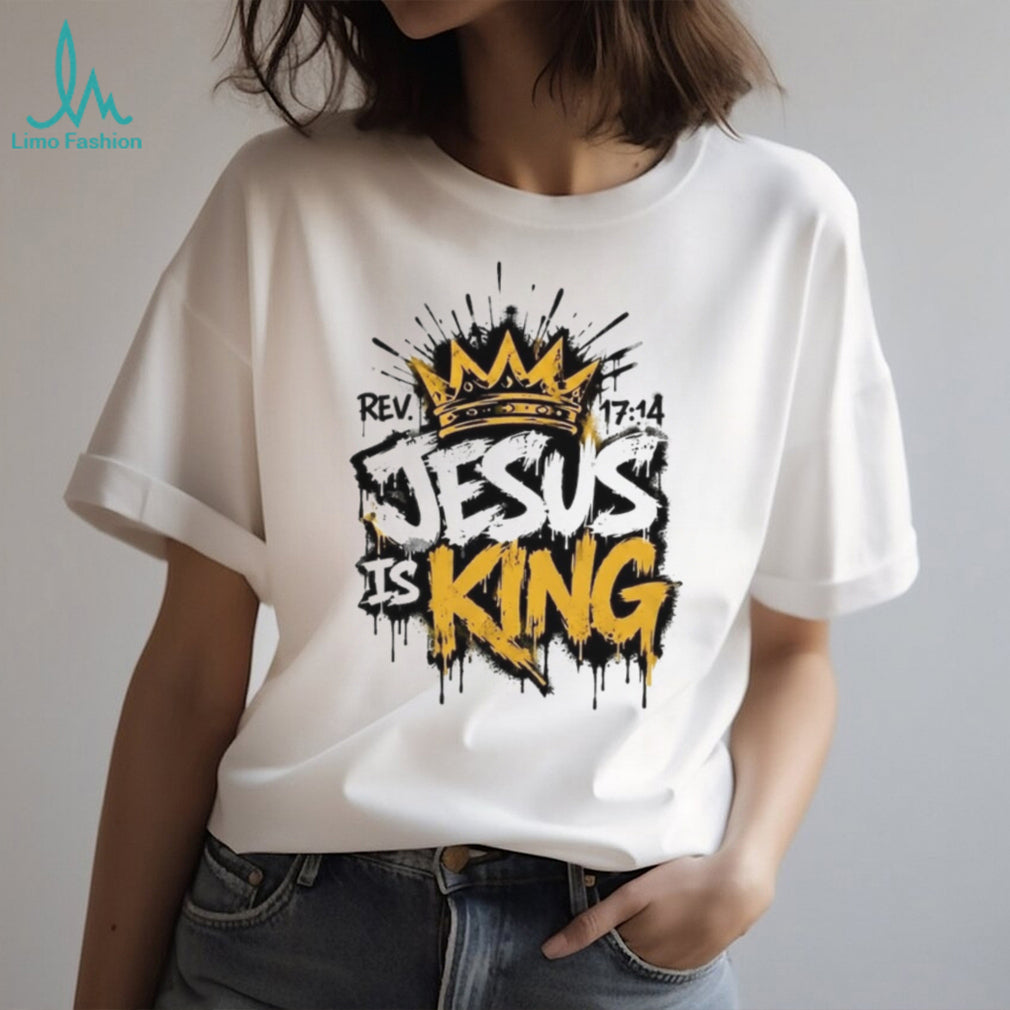 Jesus Is King Revelation 17.14 Streetwear Graphic T Shirt