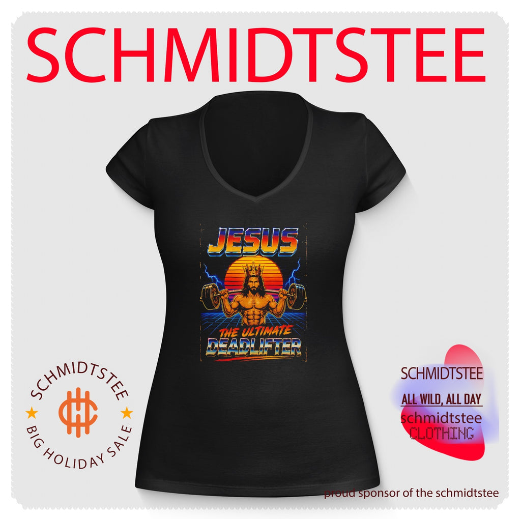 Jesus the ultimate deadlifter gym humor shirt