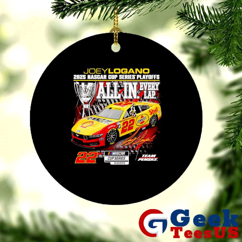 Joey Logano Checkered Flag Sports 2025 NASCAR cup series playoffs Weathertech all in shirt