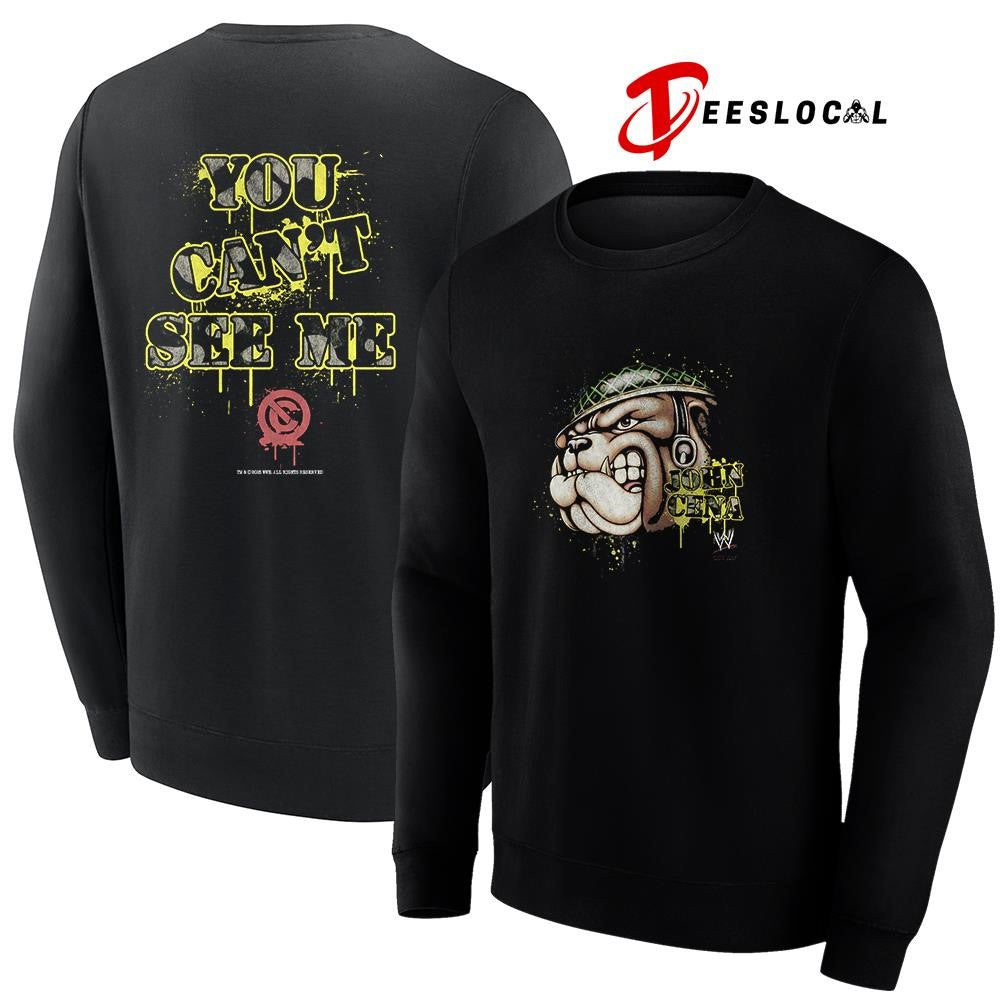 John Cena you can’t see me bulldog boxy vintage shirt