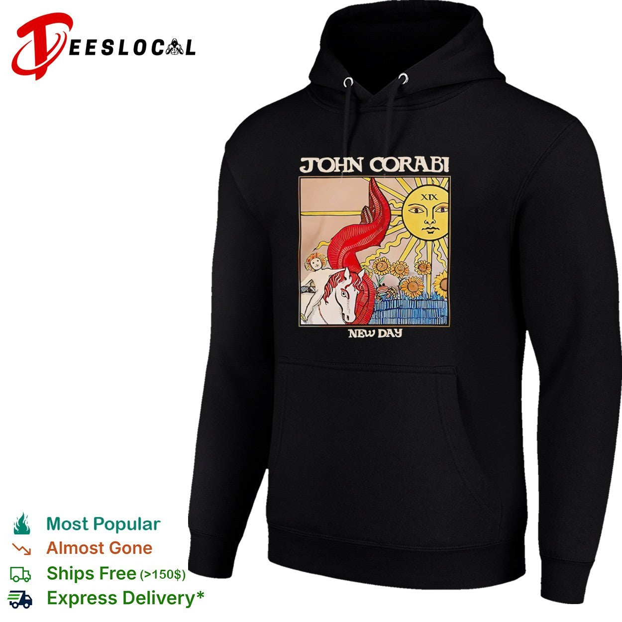 John Corabi New Day The Sun XIX Tarot Card shirt