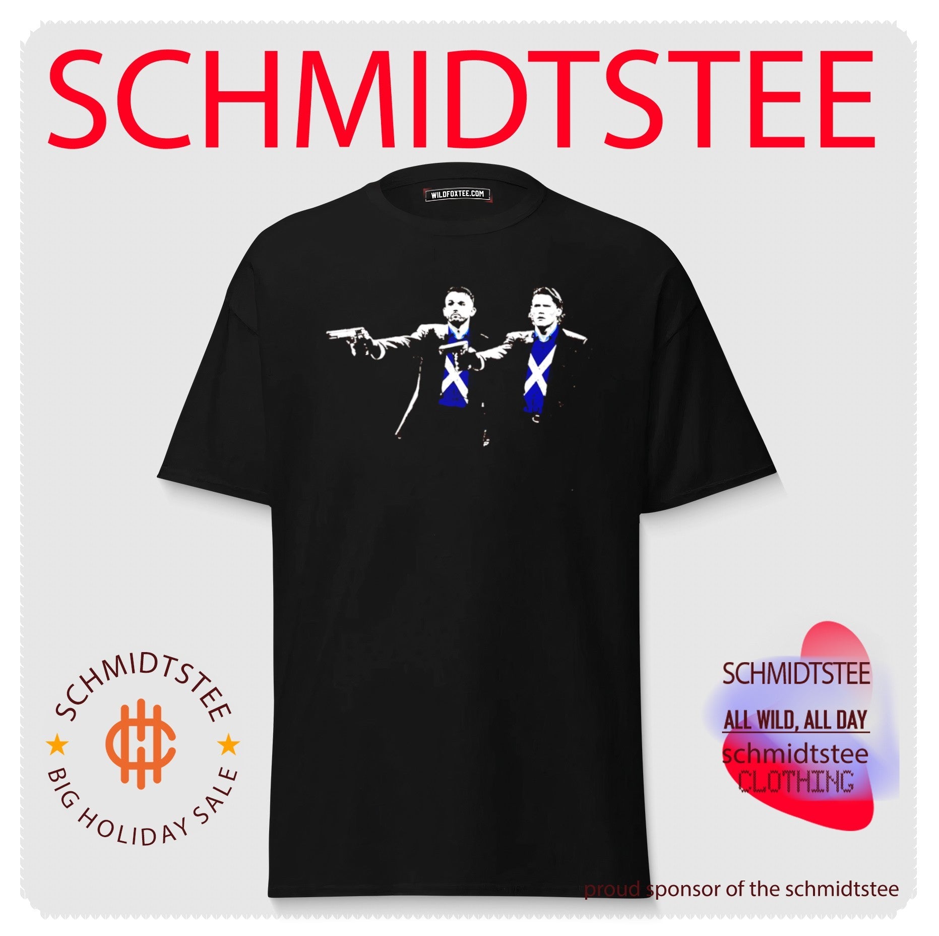 John McGinn and Scott McTominay Scotland National Team Pulp Fiction shirt