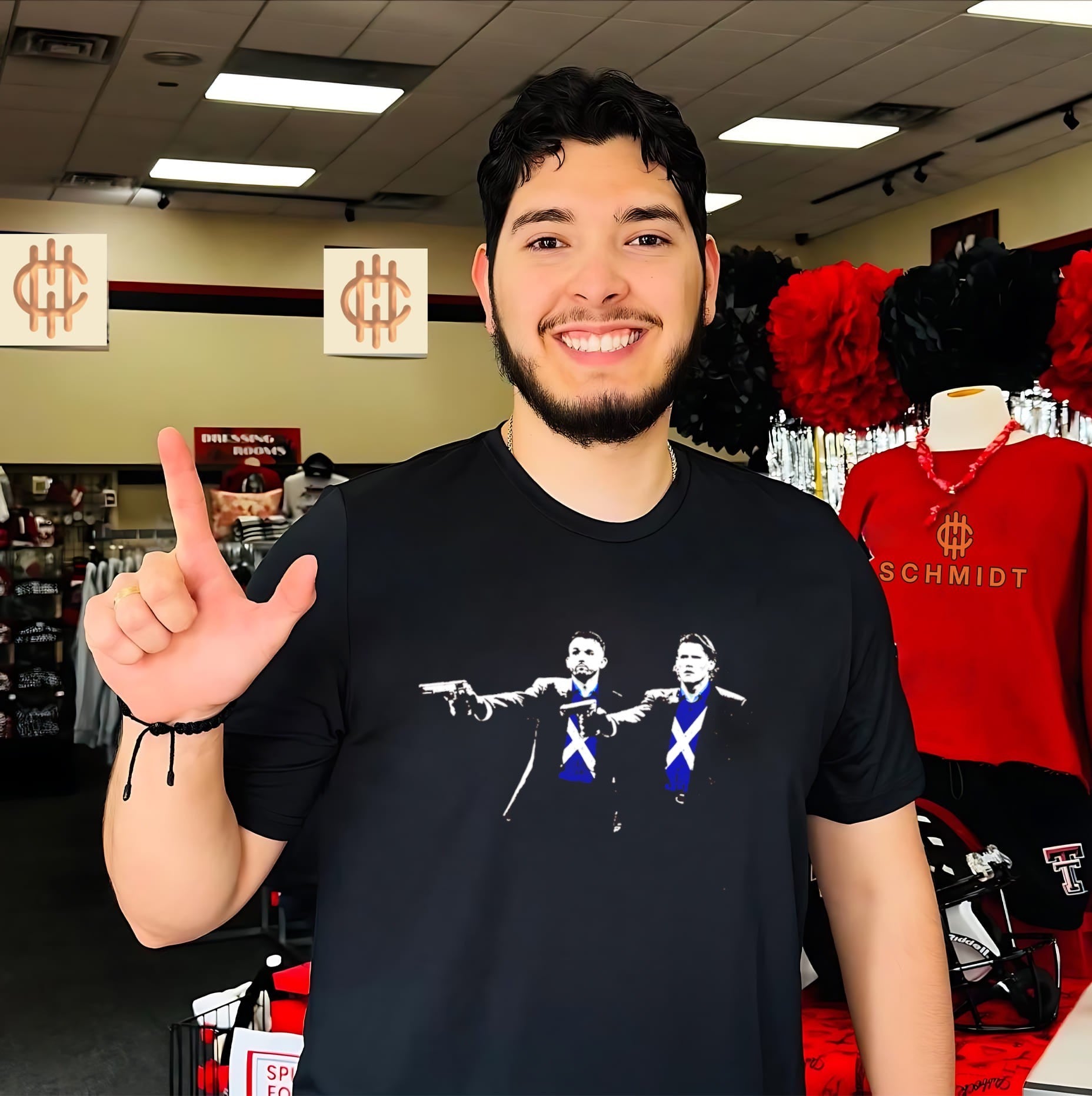 John McGinn and Scott McTominay Scotland National Team Pulp Fiction shirt