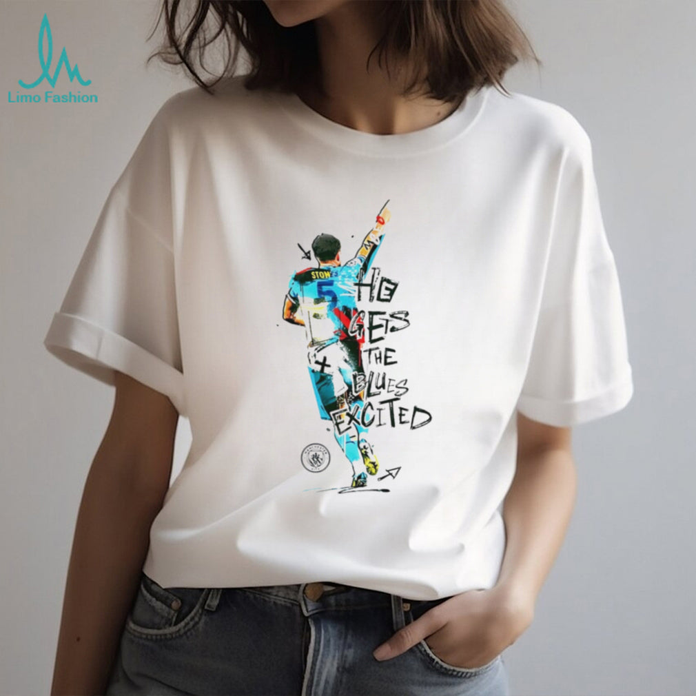 John Stones Manchester City He Gets The Blues Excited T Shirt