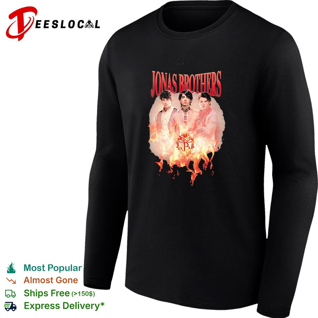 Jonas Brothers fire shirt