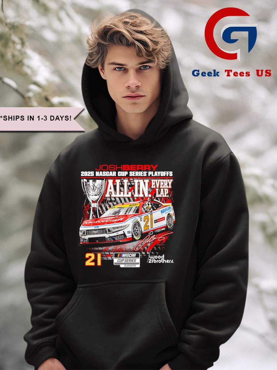 Josh Berry Checkered Flag Sports 2025 NASCAR cup series playoffs NAPA all in shirt