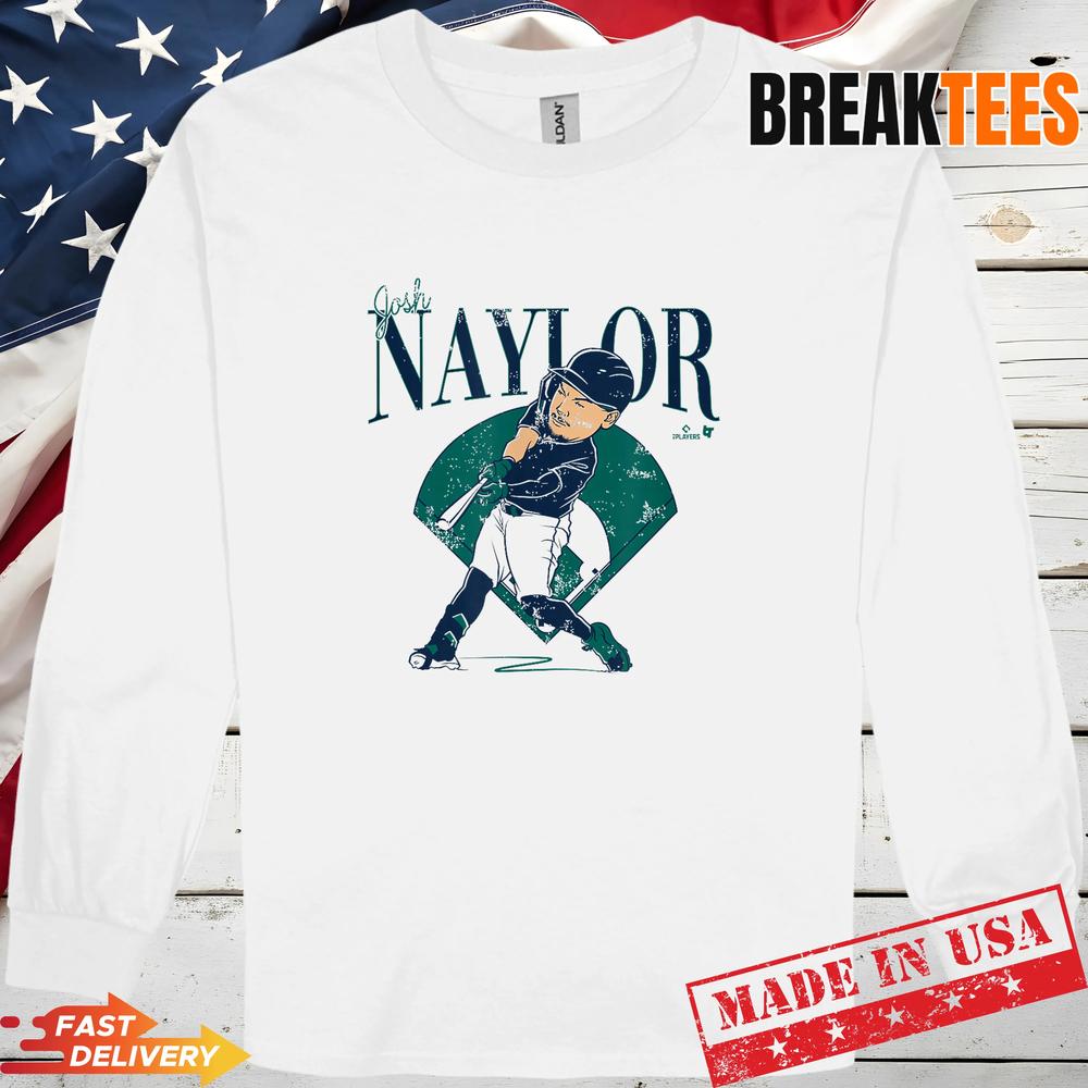 Josh Naylor Seattle Baseball Diamond Caricature Graphic Shirt