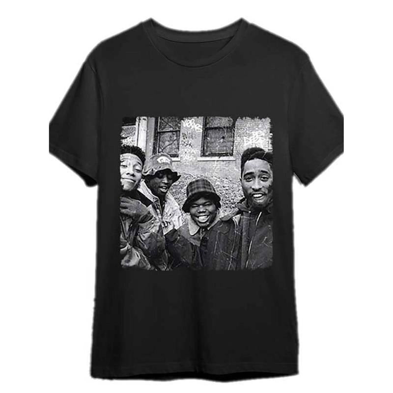 Juice 90 Men Black Summer T-Shirt With Cartoon Graphic Print Regular Fit Round Neck Short Sleeve Casual Tee Hoodie,...