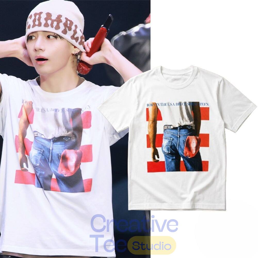 Jungkook BTS World Tour Arirang Bruce Springsteen Shirt