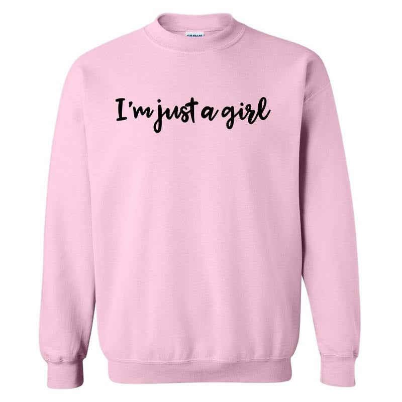 Just A Girl Sweatshirt 'NLB' T-Shirts, Hoodie | PodTeesHub.com