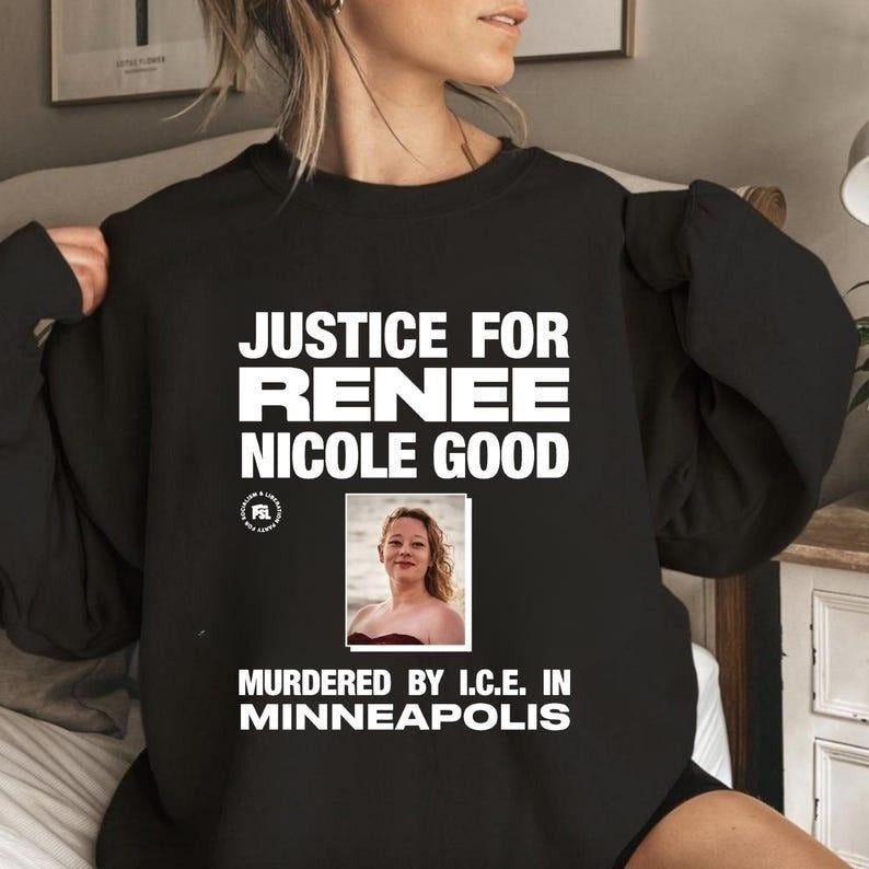 Justice for Renee Nicole Good Sweatshirt, Minneapolis Protest Shirt, NO ICE T-Shirt, Legal Observer Support Tee, Rights...