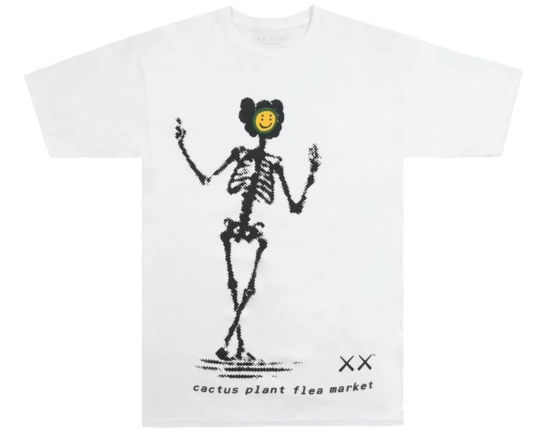 KAWS x Cactus Plant Flea Market T-shirt White Hoodie, Sweatshirt | PodTeesHub.com