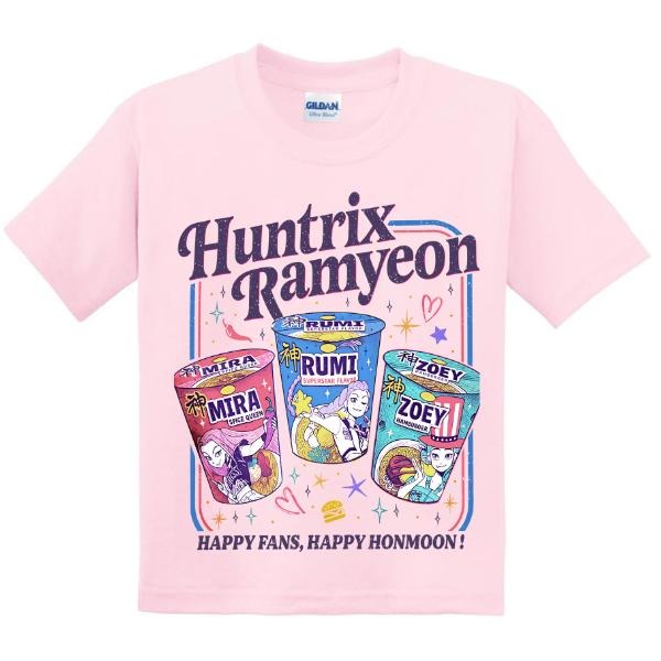 KPDH Ramyeon Demon Hunter Movie T-shirt, Ramyeon Huntrix Youth Shirt, Cool Korea Saja Girl TShirt Hoodie, Sweatshirt