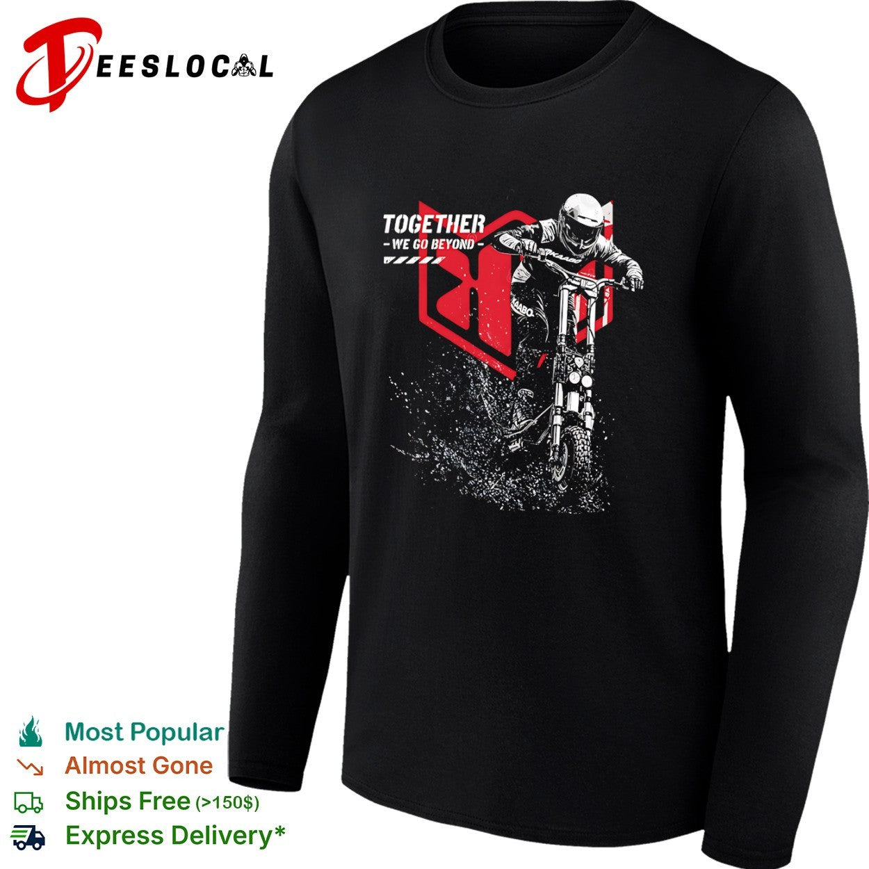 Kaabo electric scooter rider together we go beyond shirt