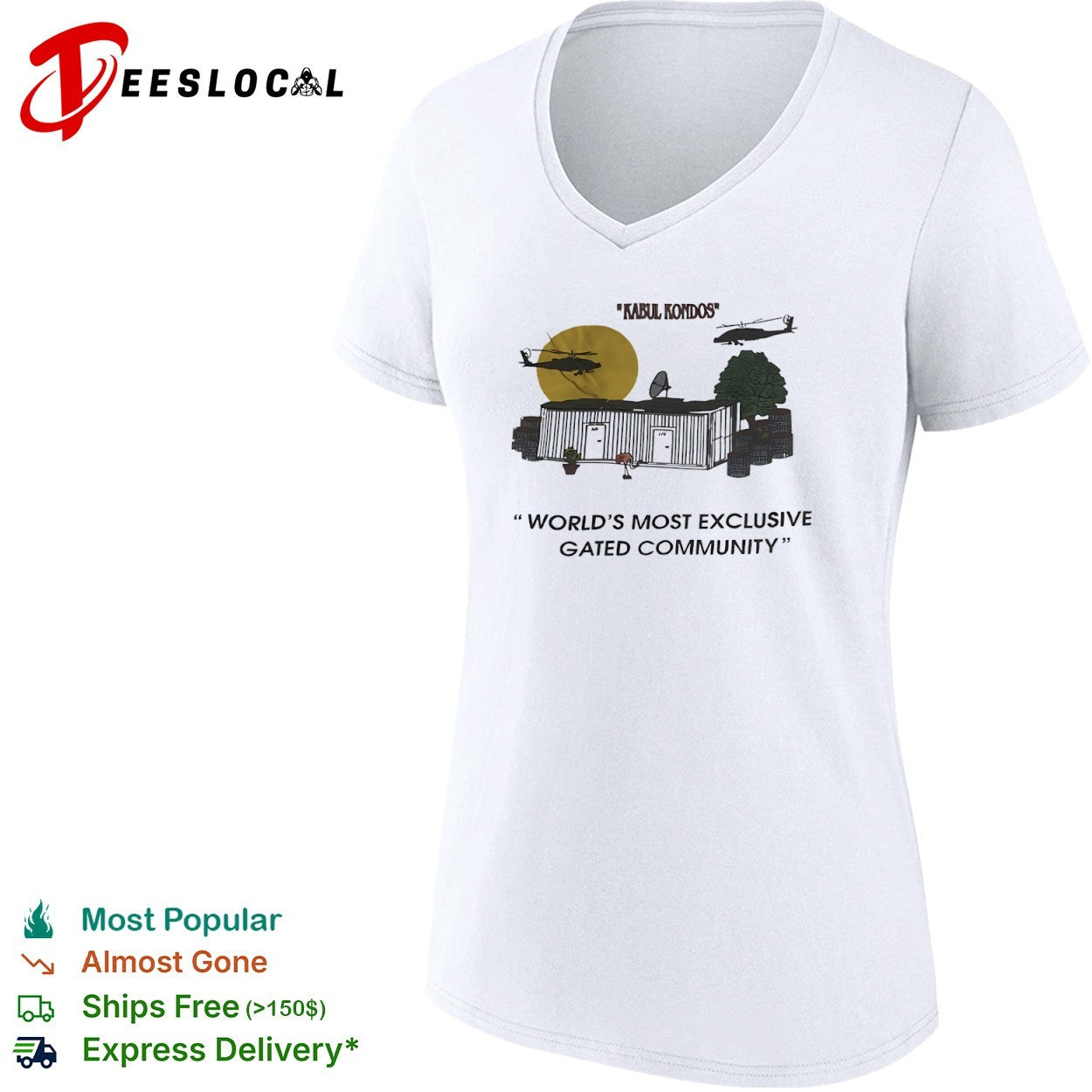 Kabul Kondos worlds most exclusive gated community shirt