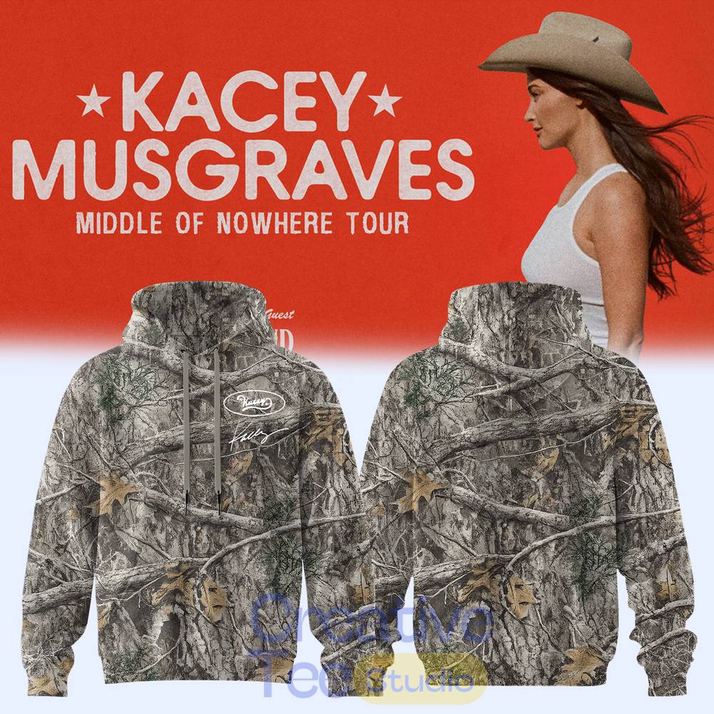 Kacey Musgraves Middle of Nowhere Tour Camo Design Hoodie