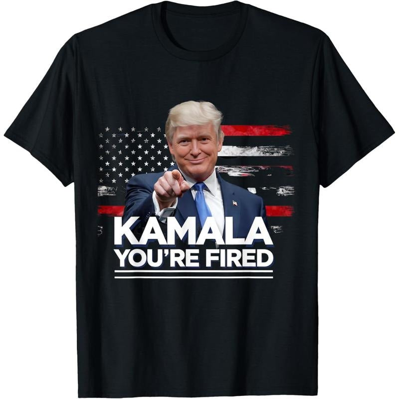Kamala You're Fired Funny President Trump Laughing At Kamala T-Shirt style 02 Hoodie, Sweatshirt | PodTeesHub.com
