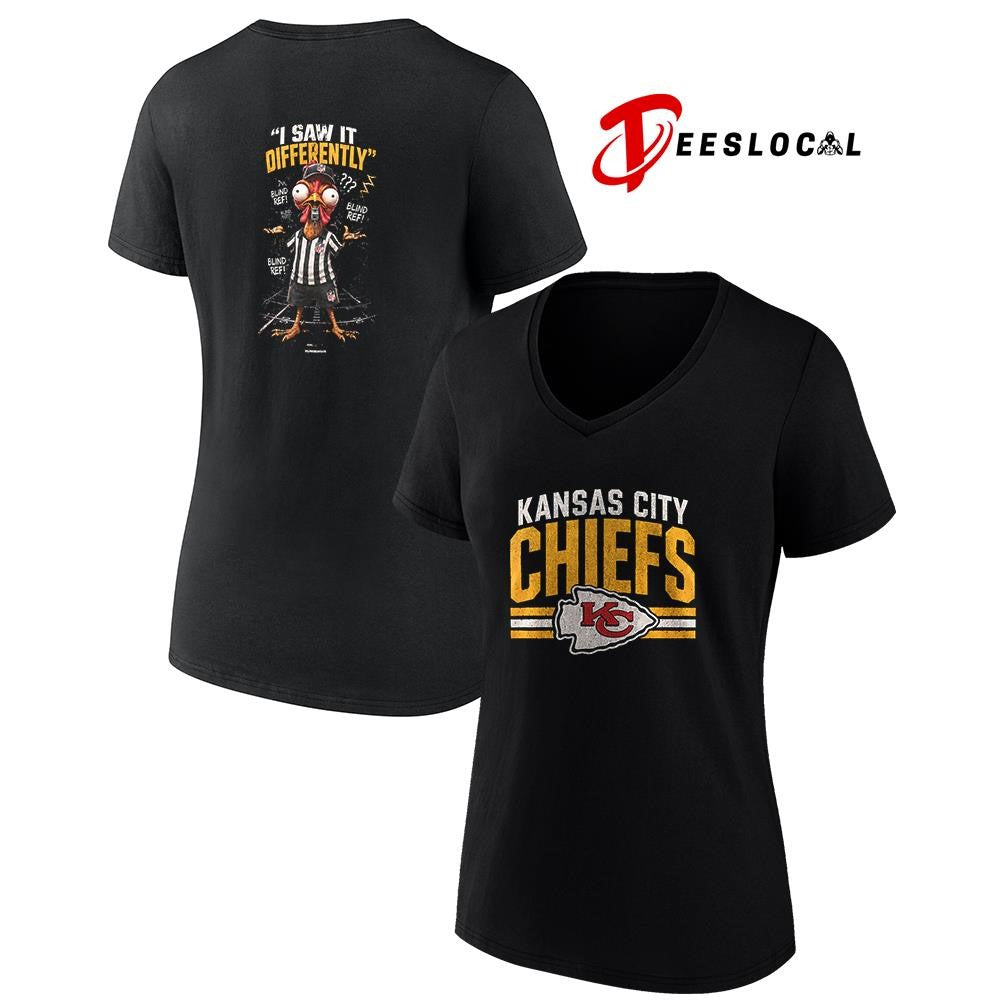 Kansas City Chiefs Blind ref I saw it differently shirt