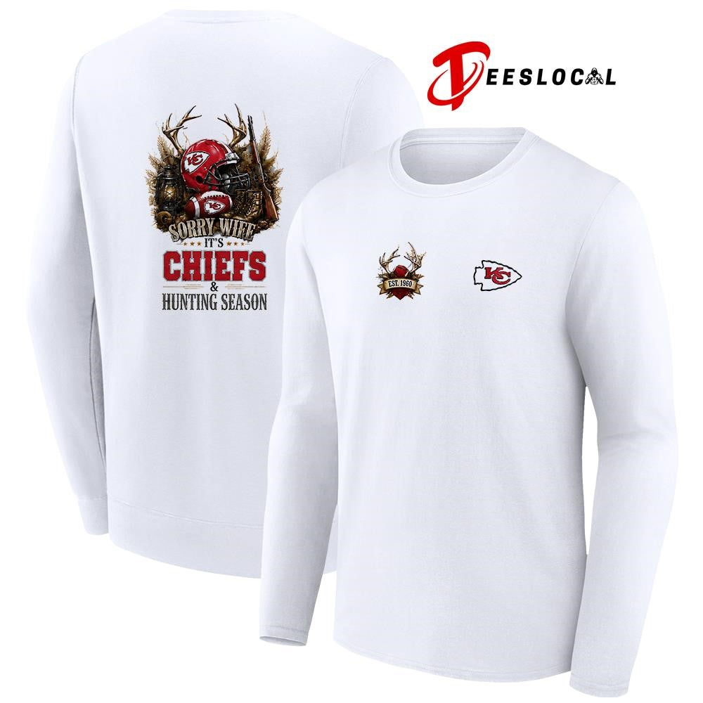 Kansas City Chiefs sorry wife it’s hunting season deer shirt