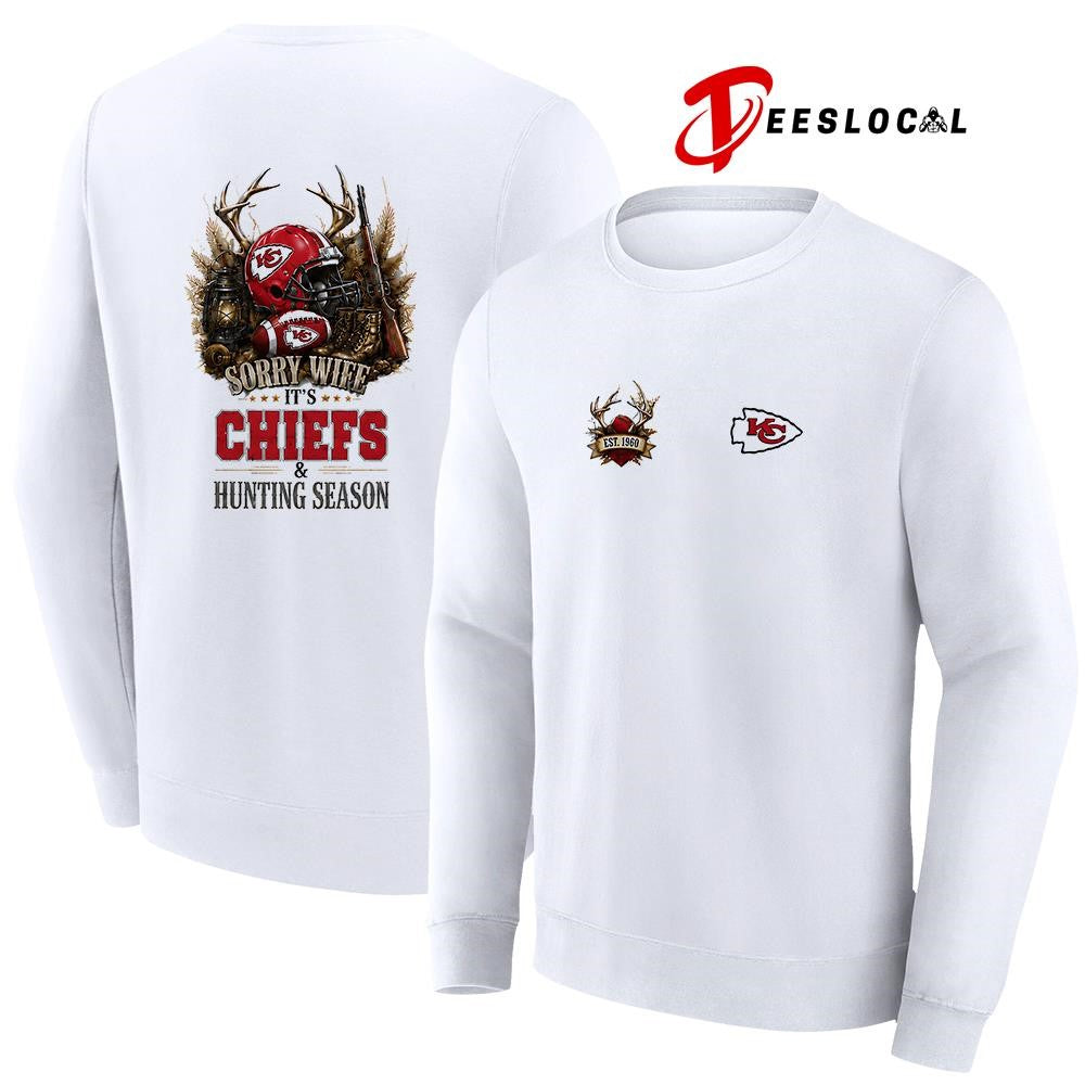Kansas City Chiefs sorry wife it’s hunting season deer shirt