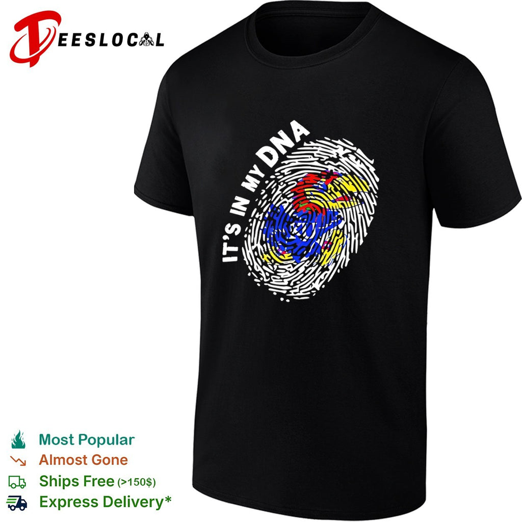Kansas Jayhawks It is in My DNA Fingerprint Logo shirt