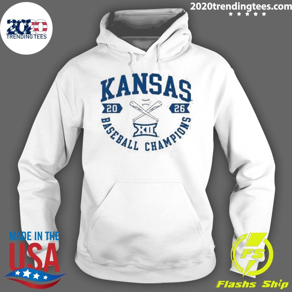 Kansas Jayhawks Summit Sportswear 2026 Big 12 Baseball Tournament Champions Shirt