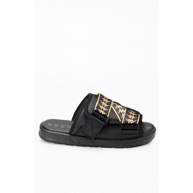 Kappa Men's Black & Gold 222 Banda Mitel 1 Slide Sandals T-Shirts, Hoodie, Sweatshirt | PodTeesHub.com