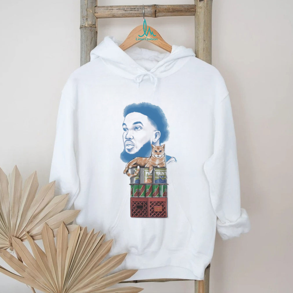 Karl Anthony Towns Cat Crate Graphic Basketball Fan Shirt