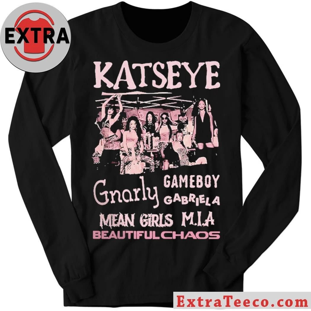 Katseye The Beautiful Chaos Released in June 2025 via Hybe UMG and Geffen Records Shirt