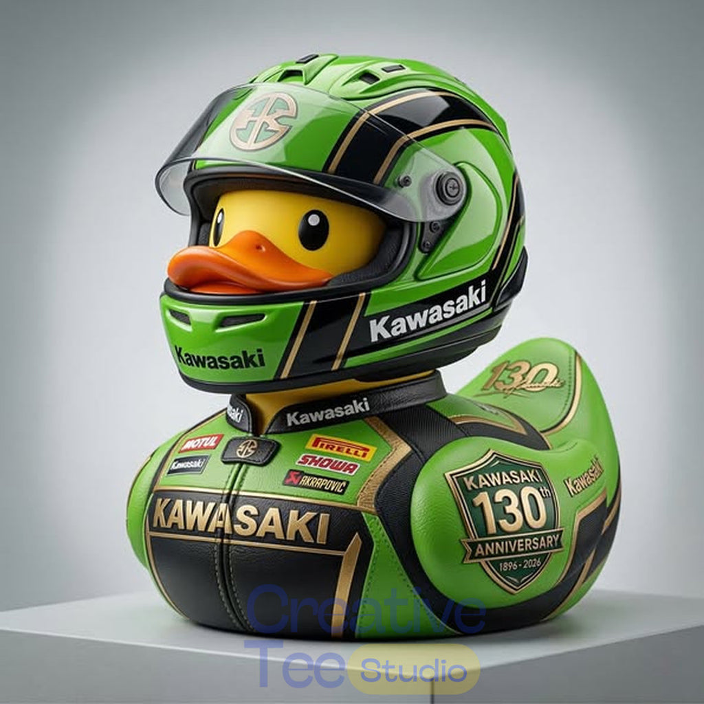 Kawasaki 130th Anniversary “Lime Green Legend” Collector Duck