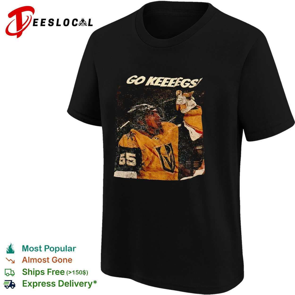 Keegan Kolesar Vegas Golden Knights NHL Go Keeeggs shirt