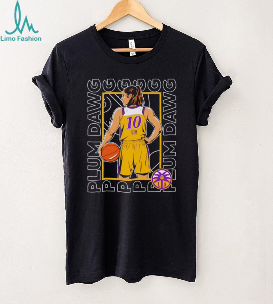 Kelsey Plum Plum Dawg LA Basketball Graphic Performance Cotton T Shirt