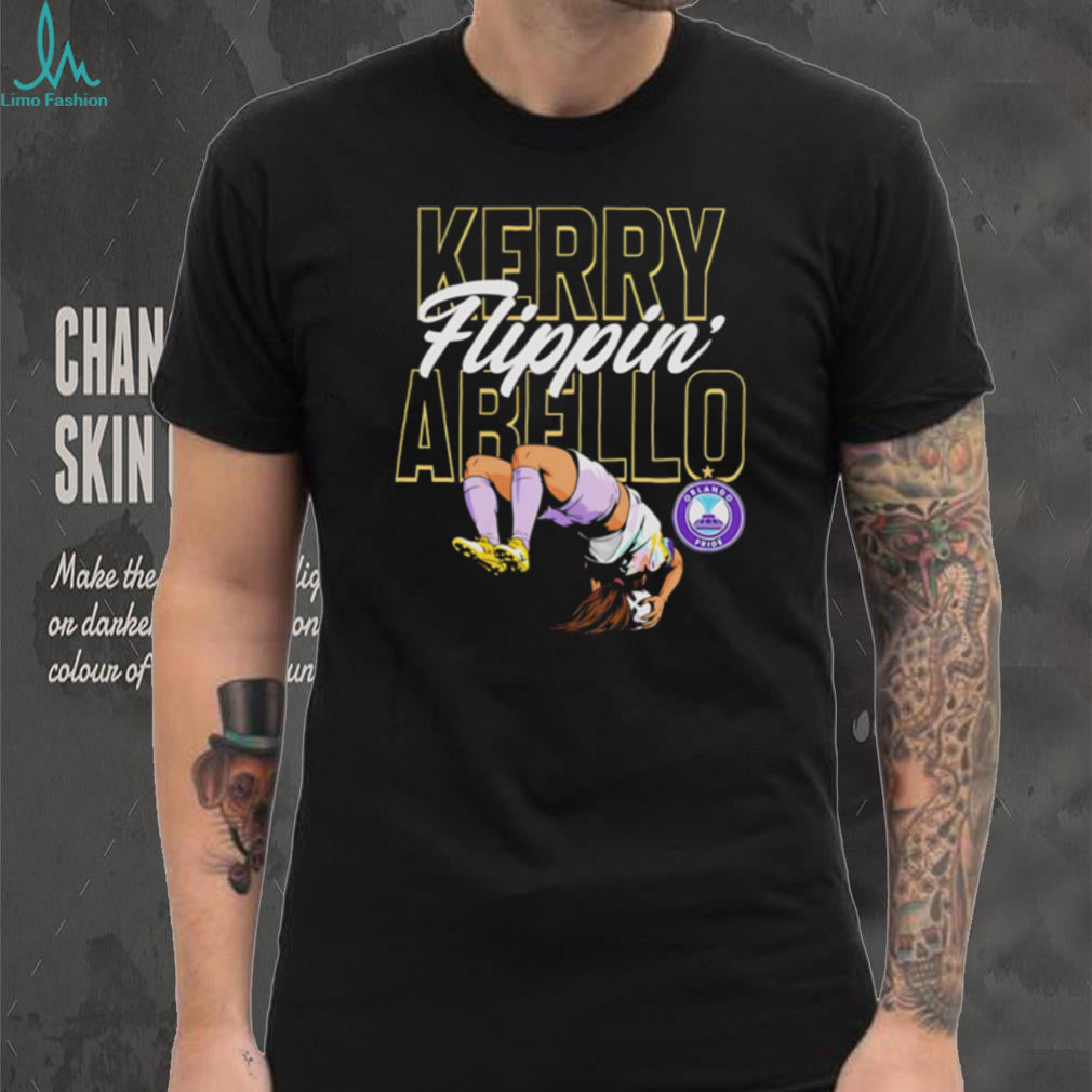 Kerry Flippin Abello Orlando Pride Soccer Star Action Graphic T Shirt