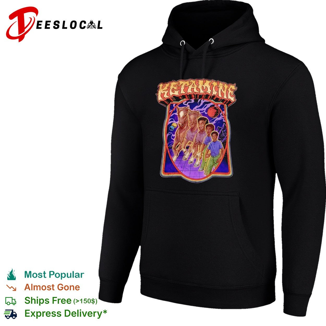 Ketamine horse morph shirt