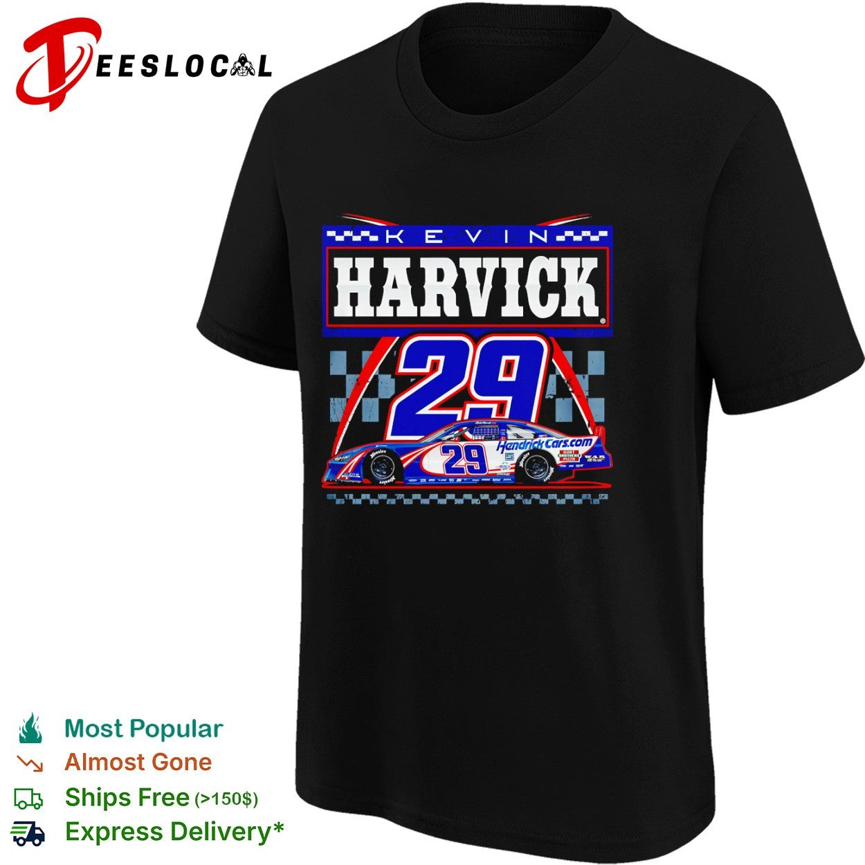 Kevin Harvick 29 Hendrick Carscom NASCAR Racing Team Racing shirt