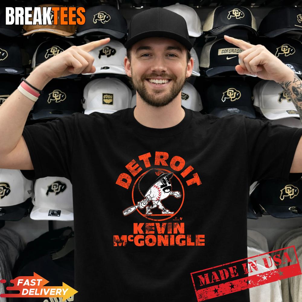 Kevin McGonigle Baseball Buddies Detroit Baseball Shirt