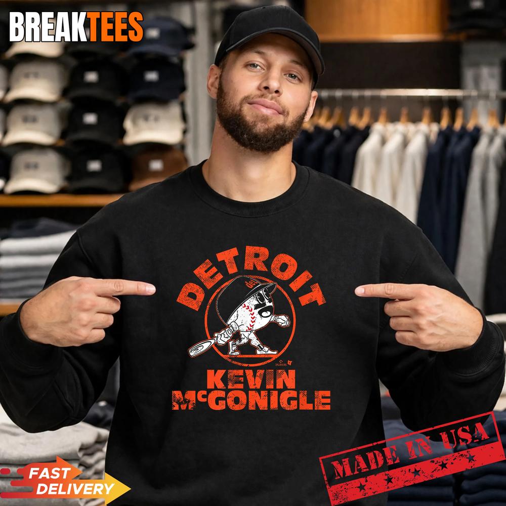 Kevin McGonigle Baseball Buddies Detroit Baseball Shirt