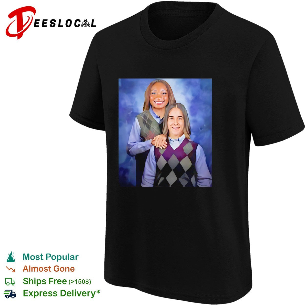Kiki Iriafen and Sonia Citron Washington Mystics Step Brother shirt