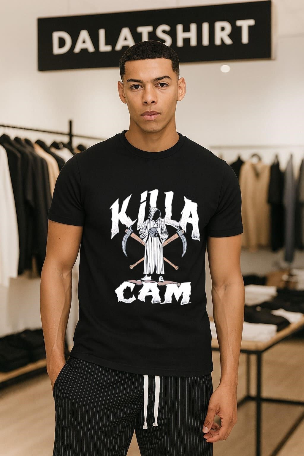 Killa Cam 31 Baseball Player Reaper Scythes shirt
